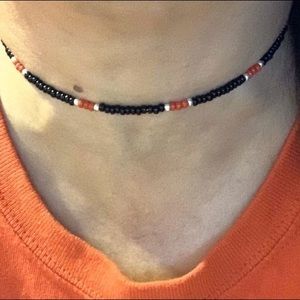 seed bead VSCO choker necklace